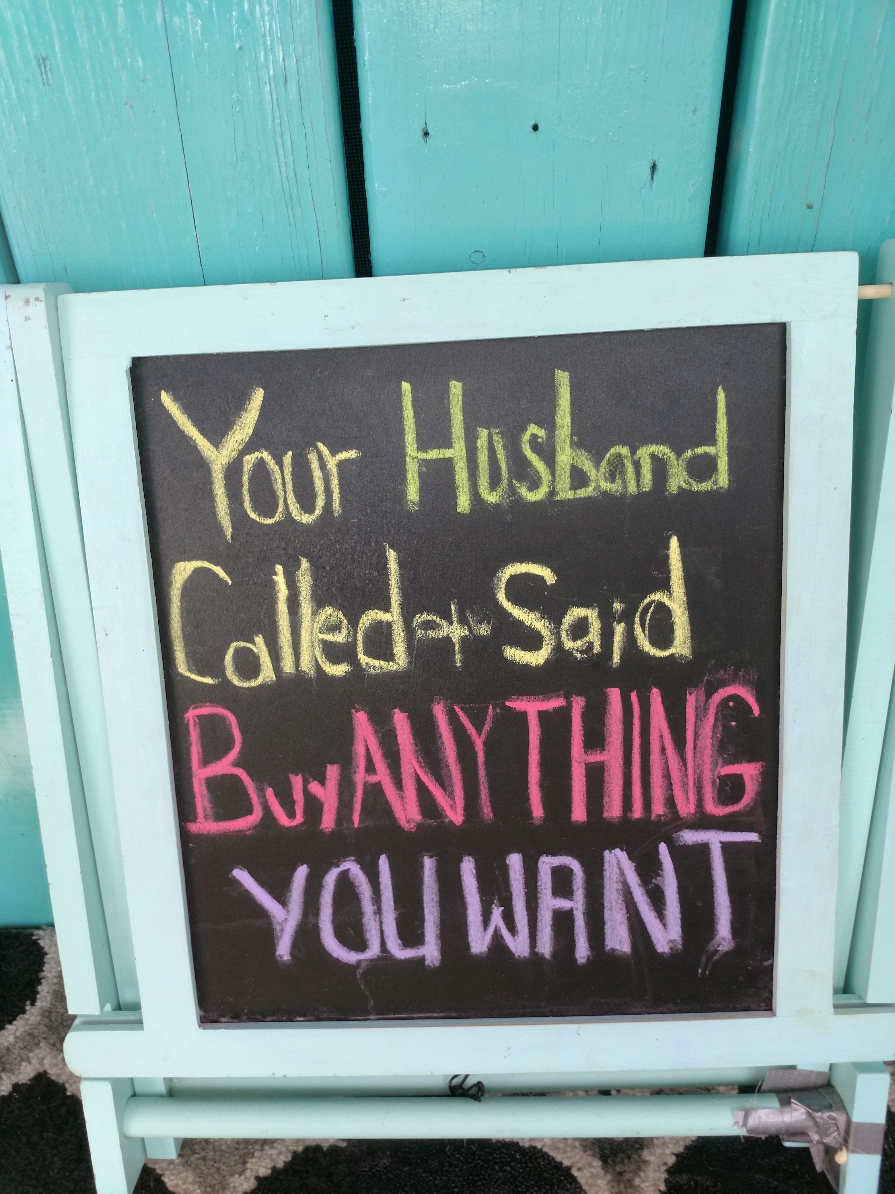 Sandwich Board sign