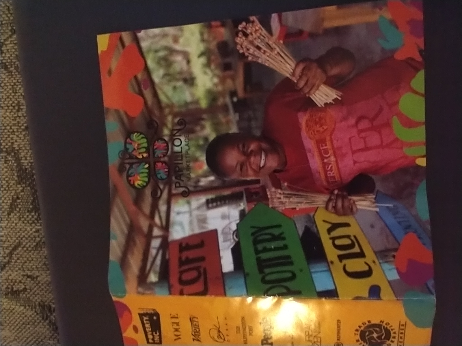 woman smiling on book cover